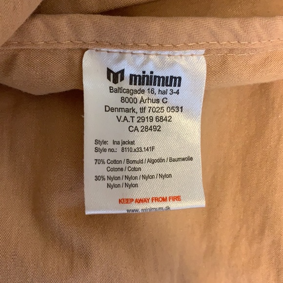 Pink Canvas Jacket | Minimum - Picture 8 of 8